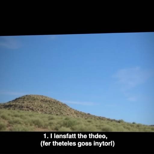 Un esempio di sottotitoli in un video online.